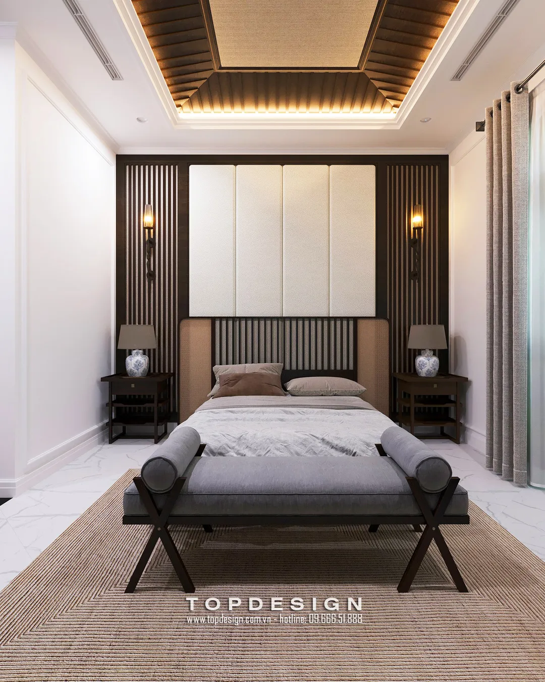 Bàn trang điểm gỗ óc chó