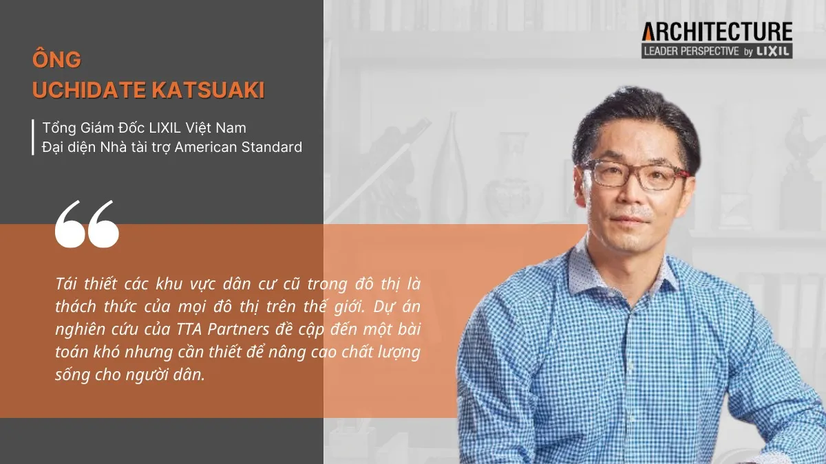 Ông Uchidate Katsuaki - Tổng Giám Đốc LIXIL Việt Nam - Đại diện Nhà tài trợ American Standard
