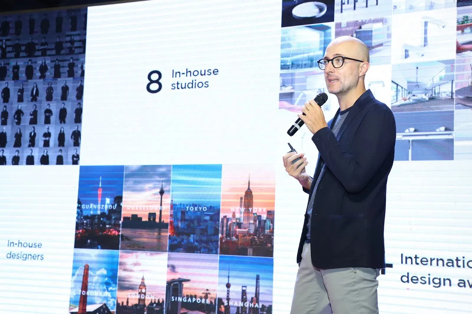 Ông Antoine giới thiệu xu hướng thiết kế GROHE