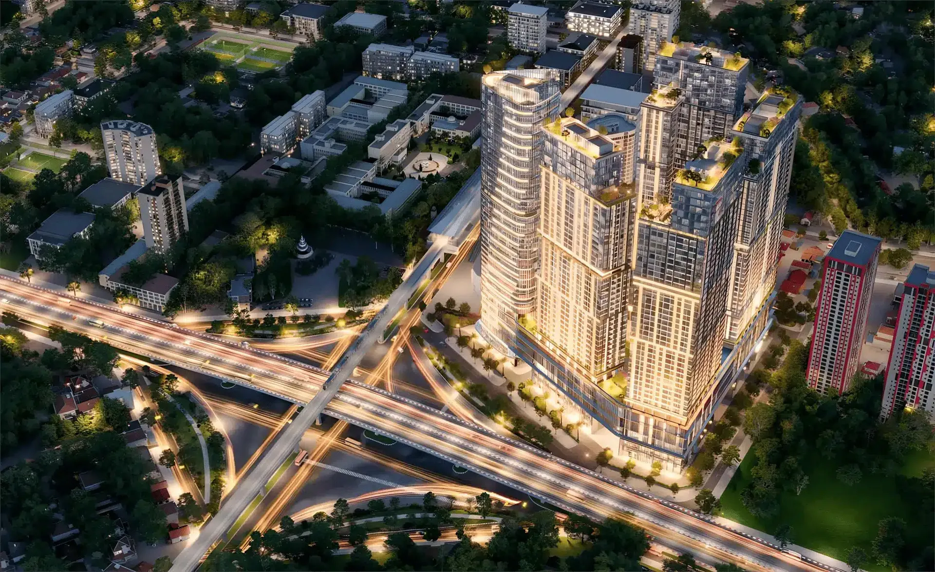 Phối cảnh dự án Sun Feliza Suites — tổ hợp căn hộ cao cấp 6 sao tại trung tâm Hà Nội