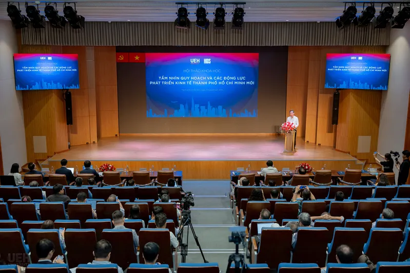 Toàn cảnh hội thảo khoa học về tầm nhìn quy hoạch Thành phố Hồ Chí Minh mới năm 2026
