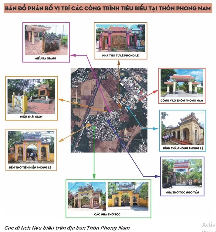 Các di tích tiêu biểu trên địa bàn Thôn Phong Nam