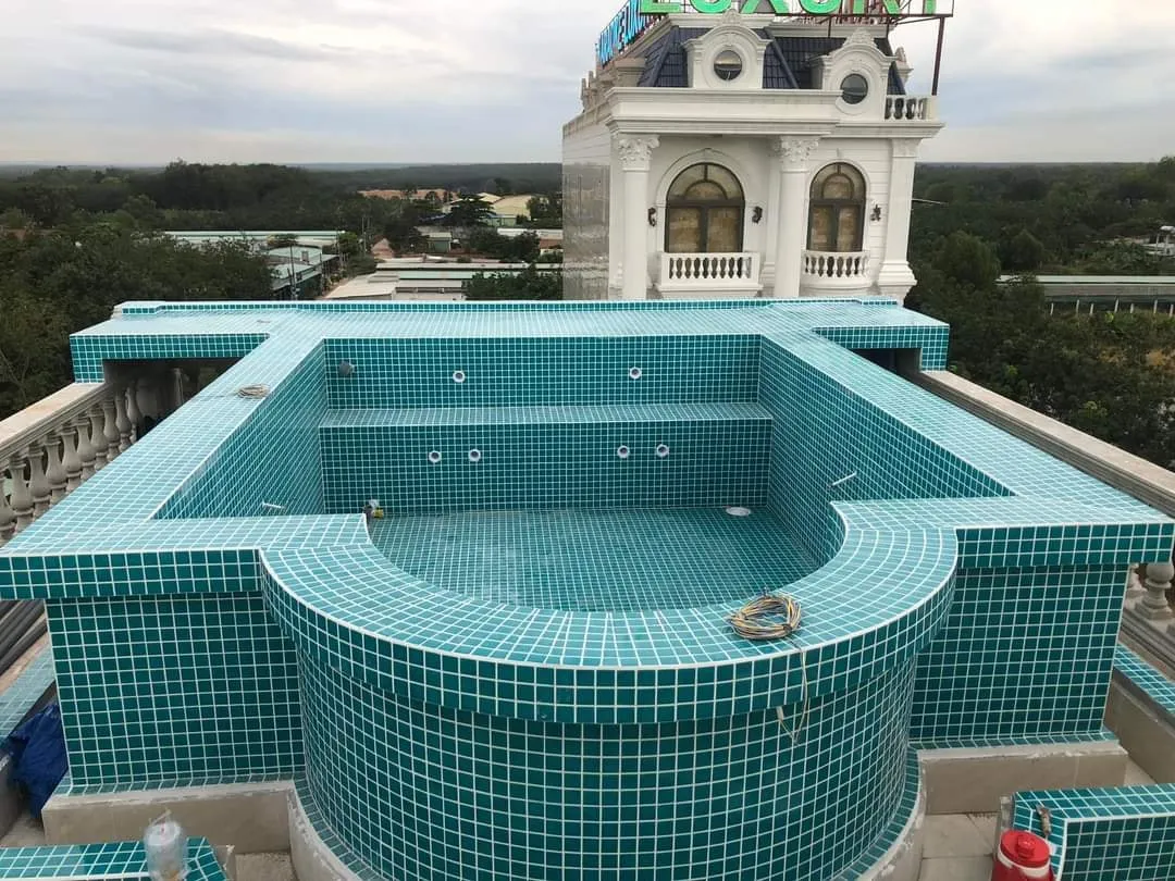 Quy trình nung gạch mosaic tại nhà máy với kiểm soát nhiệt độ chính xác