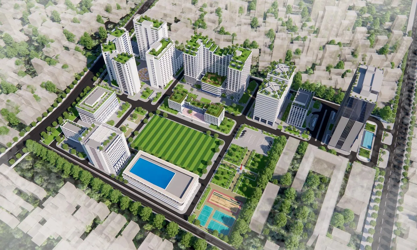 Quy hoạch khu A, học viện kỹ thuật quân sự, Bắc từ Liêm, Hà Nội