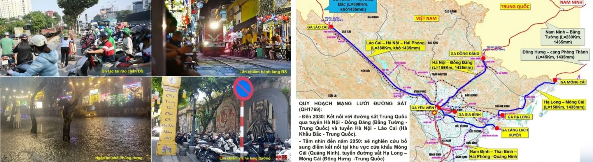 Những tồn tại trên tuyến đường dẫn vào ga Hà Nội và những tuyến đường sắt có tuổi đời hơn 100 năm đang được tích hợp vào mạng lưới ĐSĐT hiện đại hoạt động hiệu quả trong trung tâm các thành phố lịch sử
