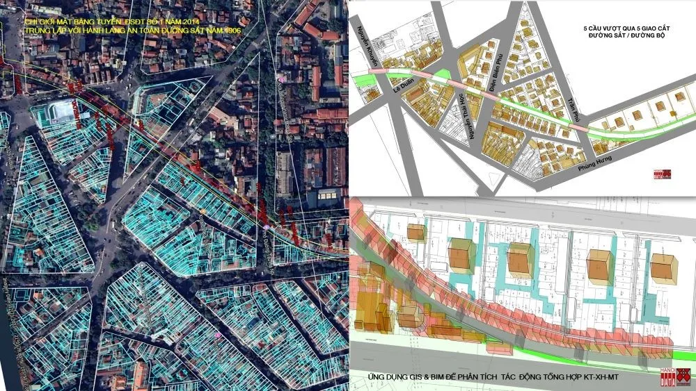Ứng dụng GIS và BIM để phân tích tác động tổng hợp kinh tế-xã hội-môi trường kết hợp phát triển các dự án hiện đại hóa hạ tầng đô thị với phát triển sinh kế cho cư dân địa phương