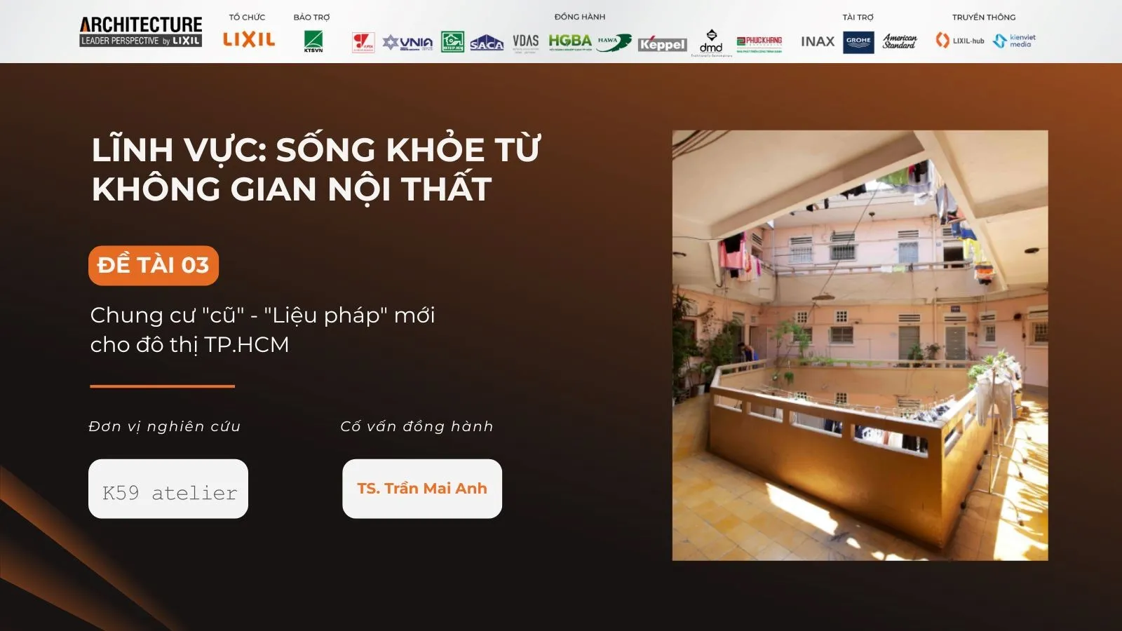 Không gian đọc sách chung tại chung cư cũ sau khi được cải tạo thích ứng để gắn kết cộng đồng