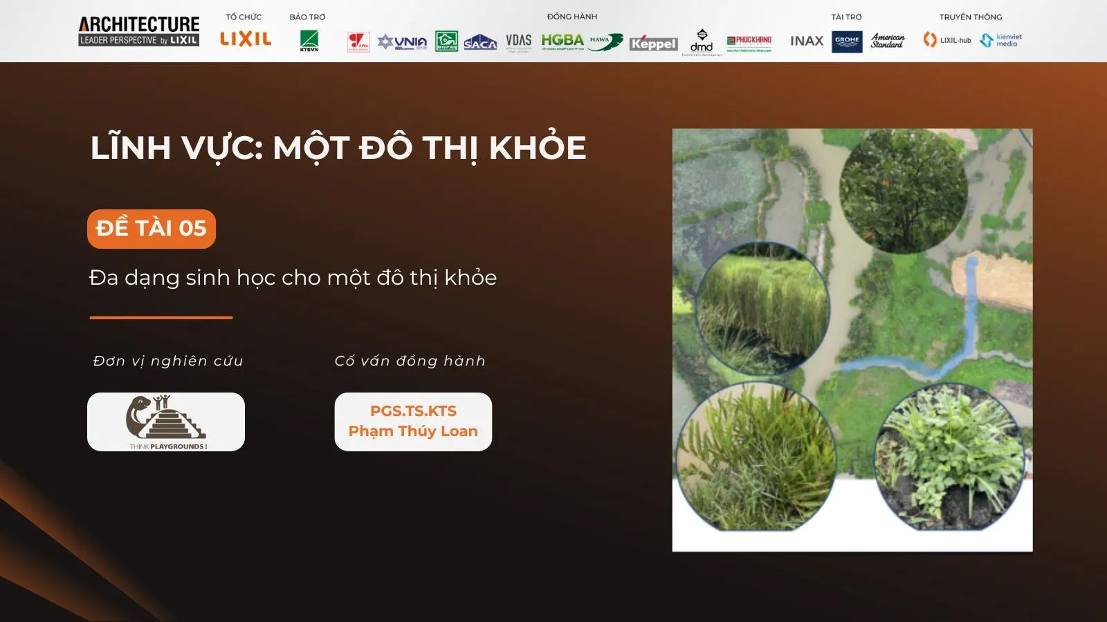 Khách tham quan tìm hiểu về các mô hình không gian sinh thái cộng đồng và giáo dục môi trường