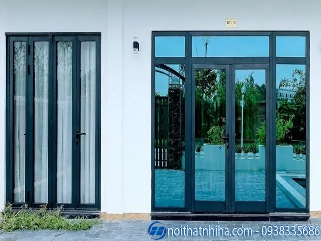 Cửa nhôm Topal kính phản quang