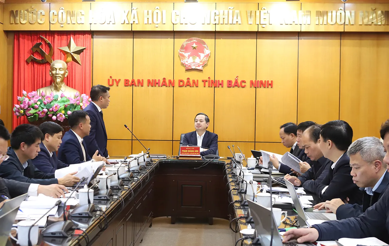 Toàn cảnh buổi họp rà soát báo cáo phát triển đô thị hiện đại cho nhà phố tại Bắc Ninh