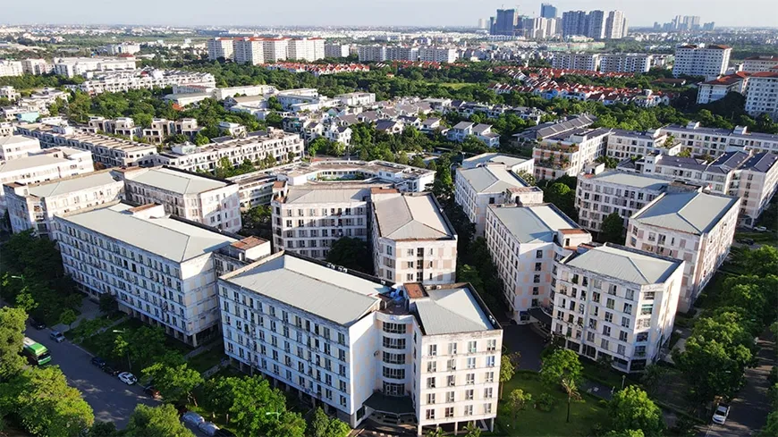 Một góc khu nhà ở xã hội Đặng Xá (Hà Nội)