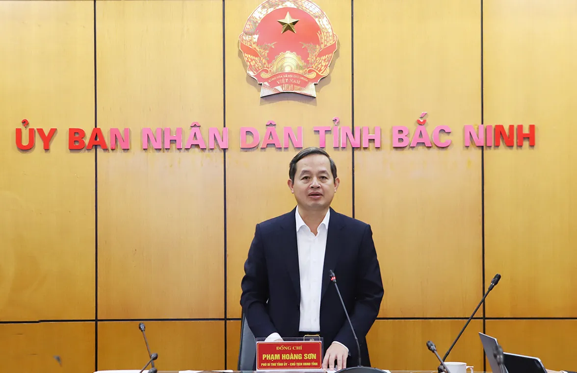 Chủ tịch UBND tỉnh Phạm Hoàng Sơn kết luận