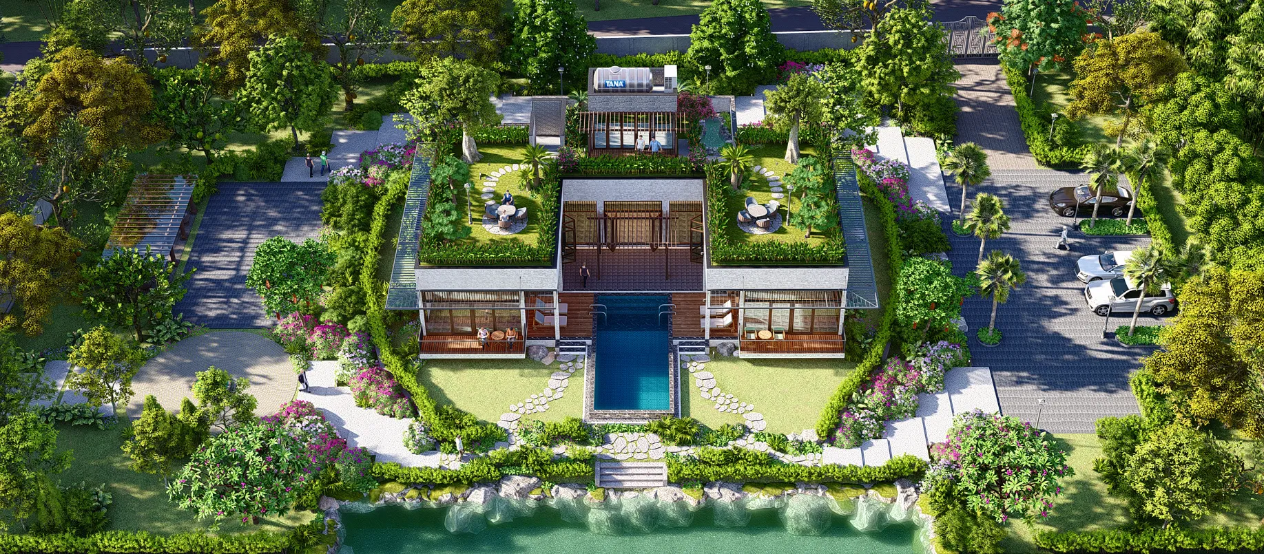 Báo giá thiết kế kiến trúc, cảnh quan, sân vườn Greenmore