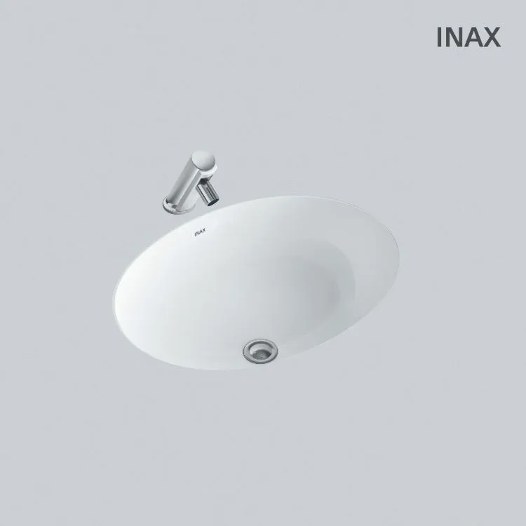 Bồn rửa tay âm bàn INAX chìm hoàn toàn dưới mặt bàn