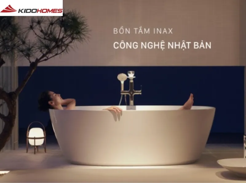 Bồn tắm Inax với các kích thước đa dạng