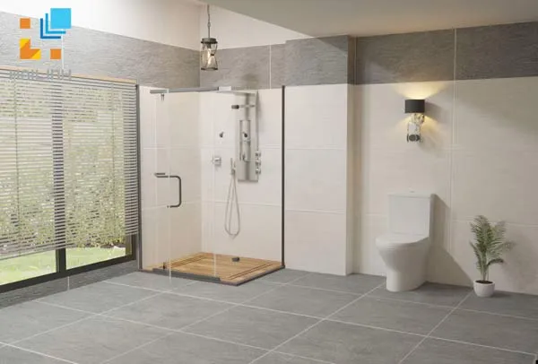 Phối màu gạch lát nền với gạch ốp tường theo nguyên tắc đồng tông, tạo sự liền mạch