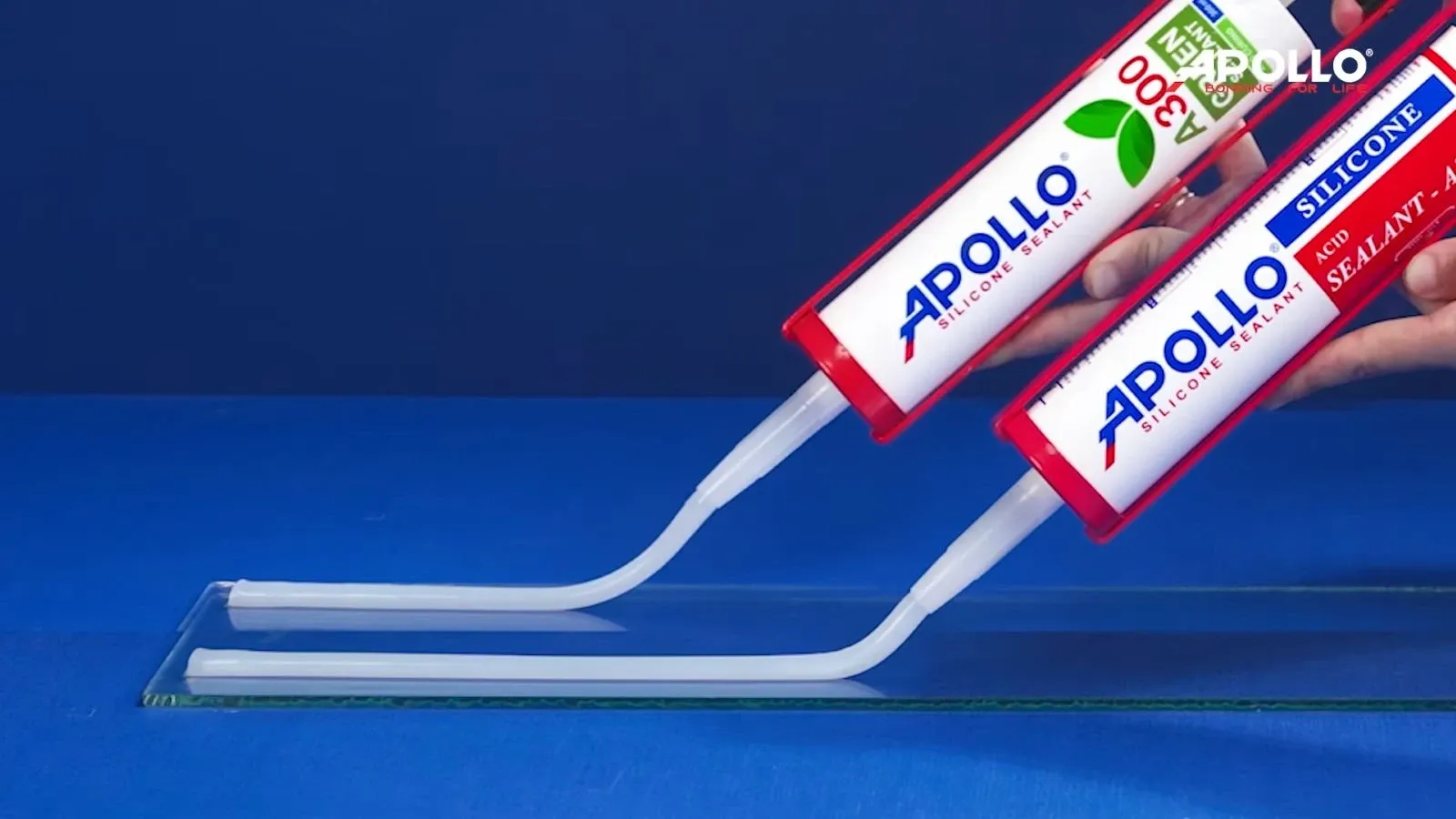 Sản phẩm Apollo Green Silicone Sealant A300 sở hữu khả năng bám dính và co giãn vượt trội