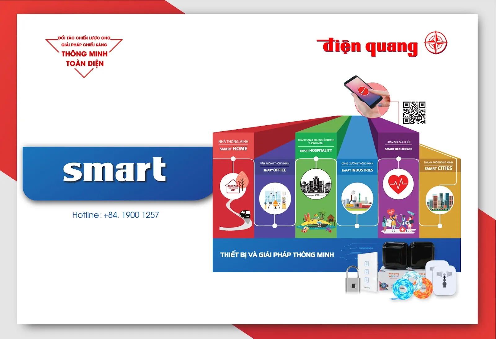 Hệ thống nhà thông minh Điện Quang với điều khiển tập trung qua ứng dụng di động, tích hợp IoT và AI