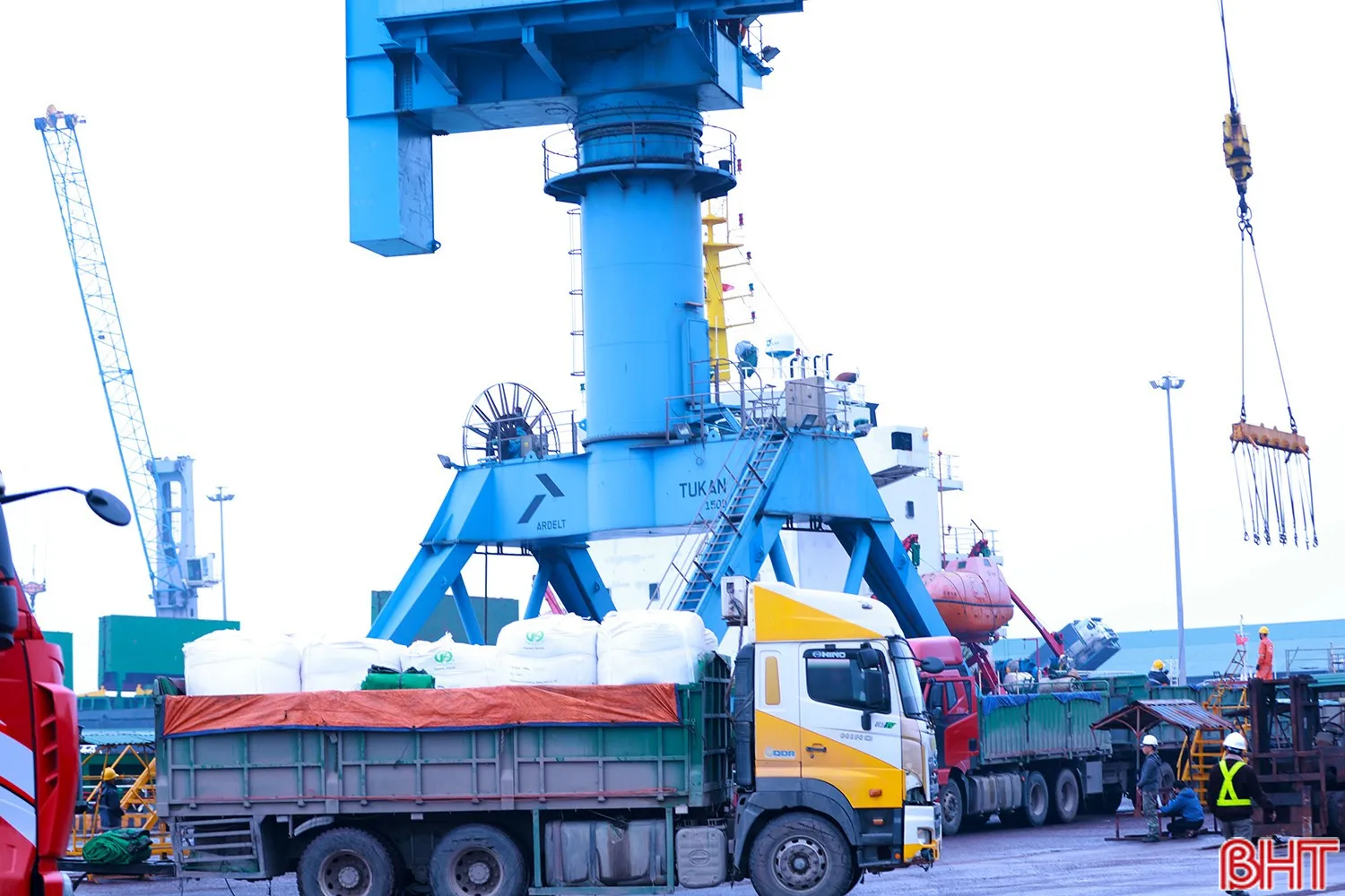 Khu kinh tế Vũng Áng nhìn từ trên cao với hạ tầng công nghiệp hiện đại