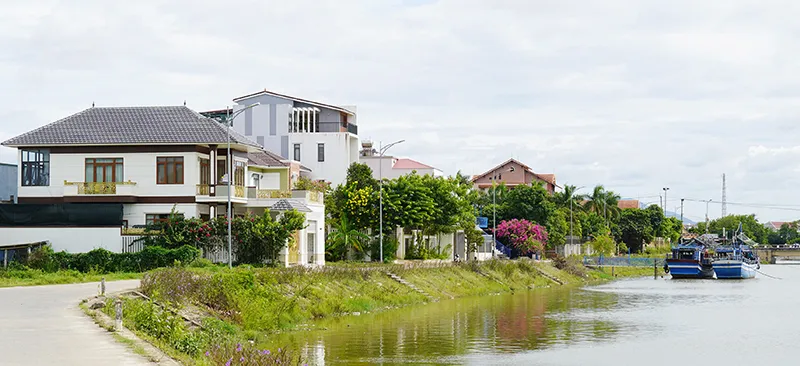 Một góc "phố thị" ở TX. Ba Đồn.
