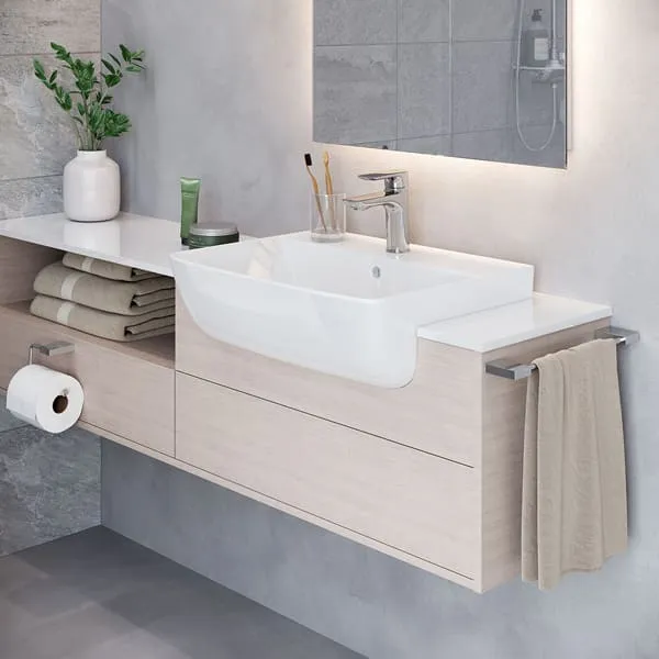 INAX LFV-612S vòi chậu thiết kế gọn nhẹ cho phòng tắm nhỏ