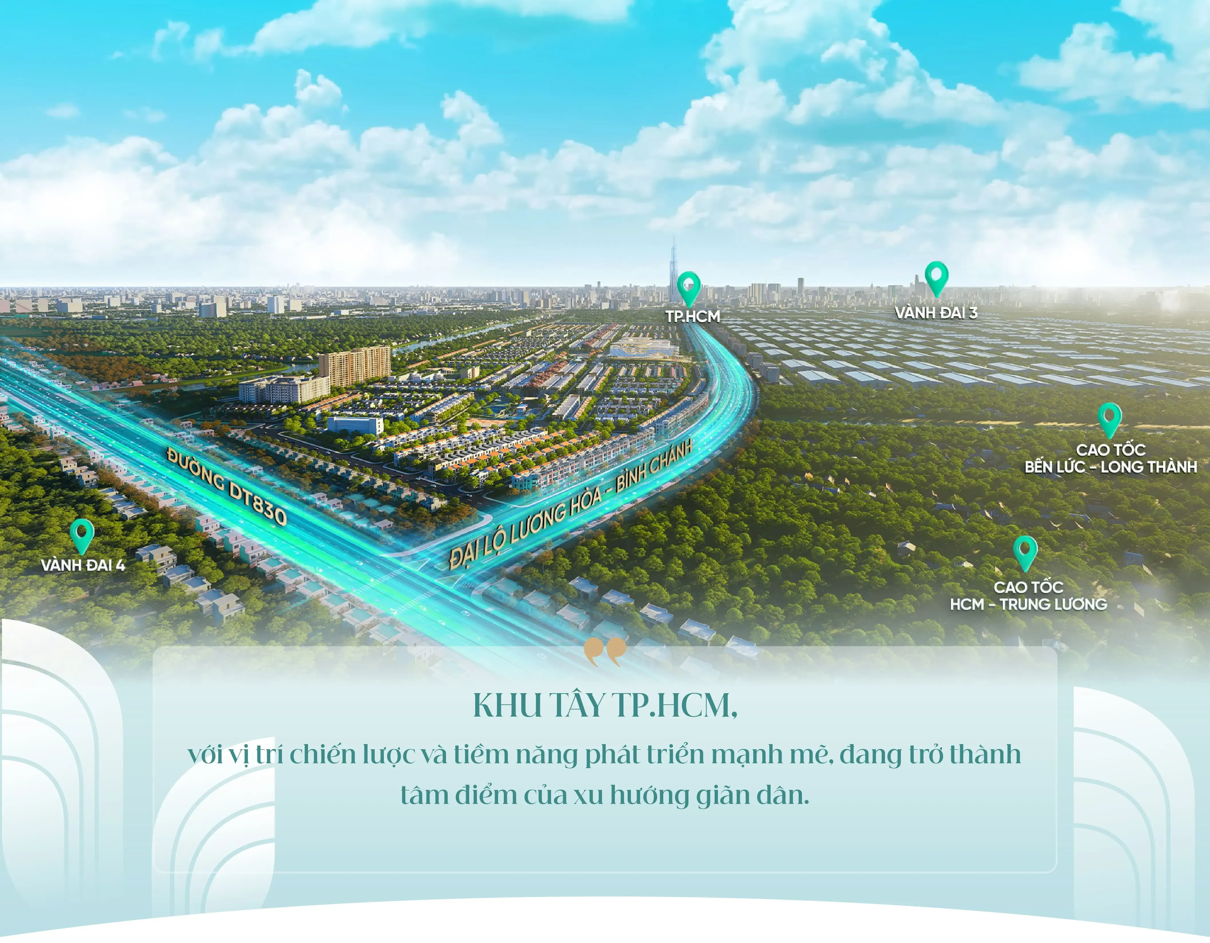 Không gian xanh đô thị với hệ thống cây xanh và kênh rạch tự nhiên