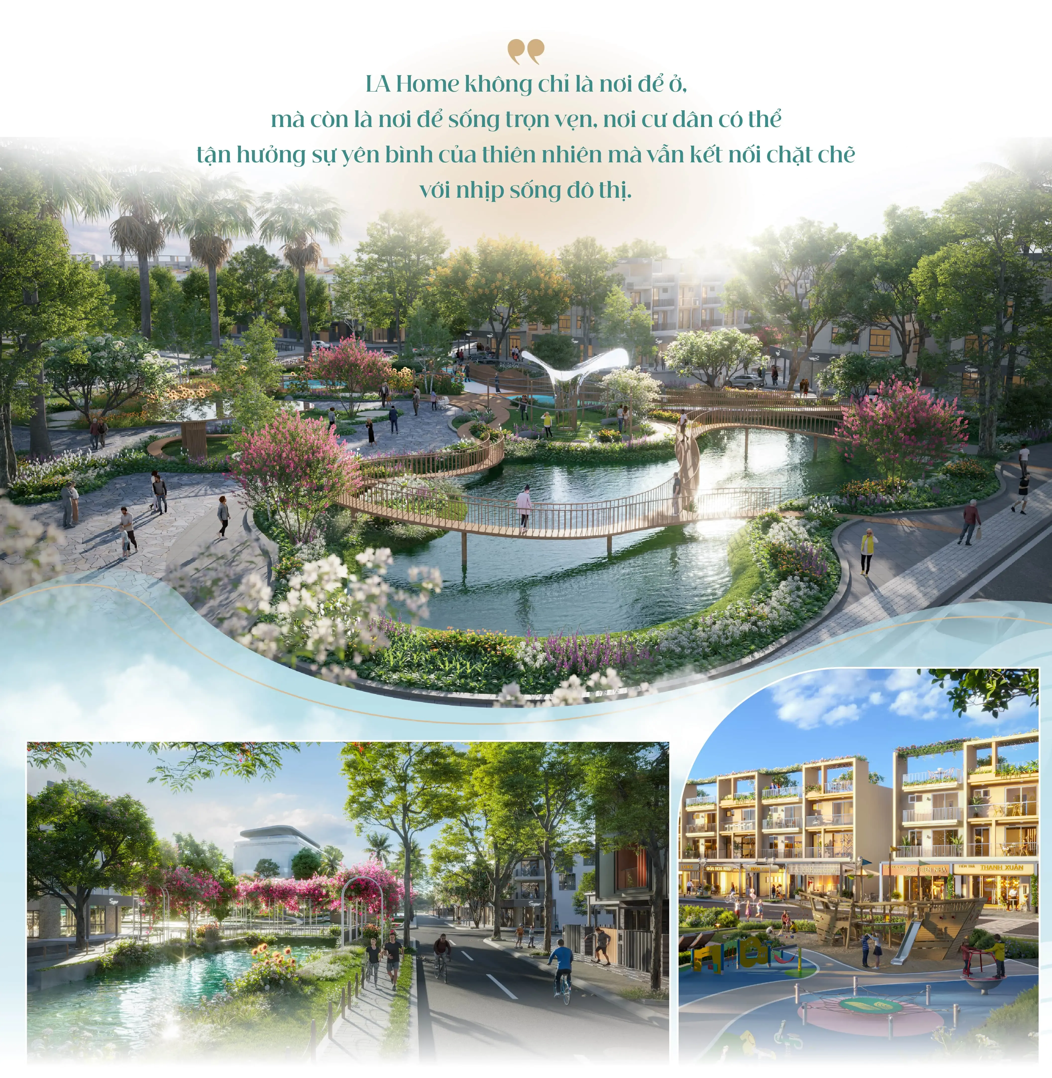 Hệ thống kênh rạch tự nhiên tạo vi khí hậu mát mẻ