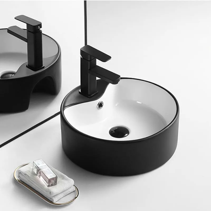 Lavabo tròn với đường kính tiêu chuẩn