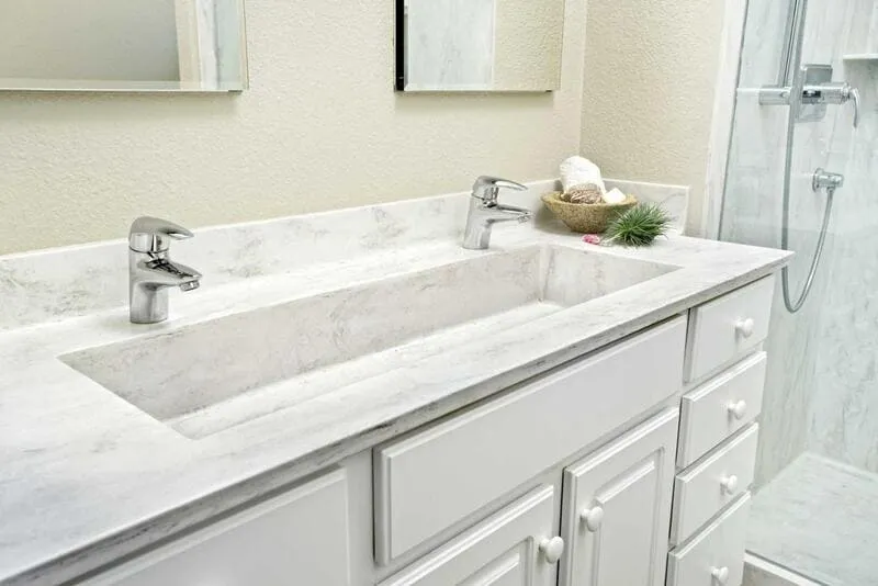 Lavabo đôi phù hợp không gian thương mại