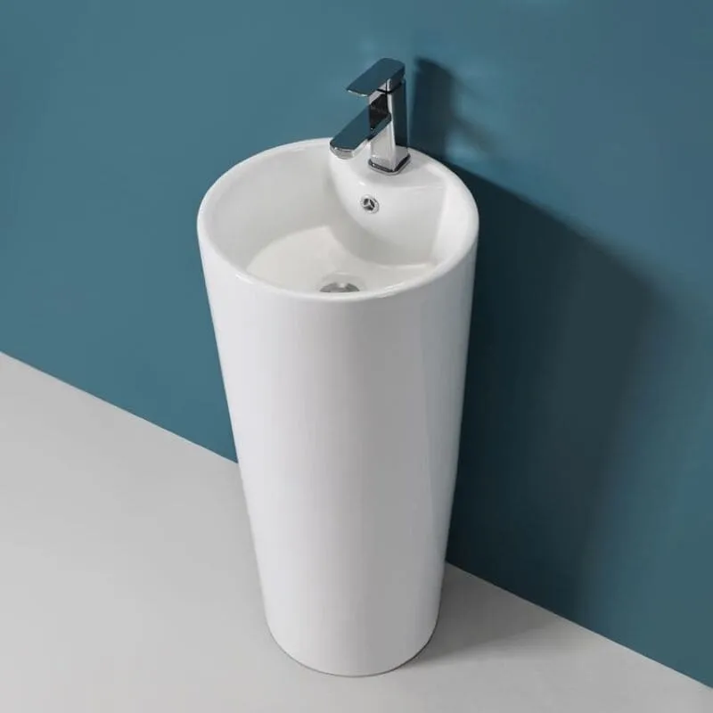 Lavabo trụ đứng thiết kế độc đáo