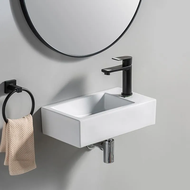Lắp đặt lavabo treo tường cần chú ý chiều cao phù hợp