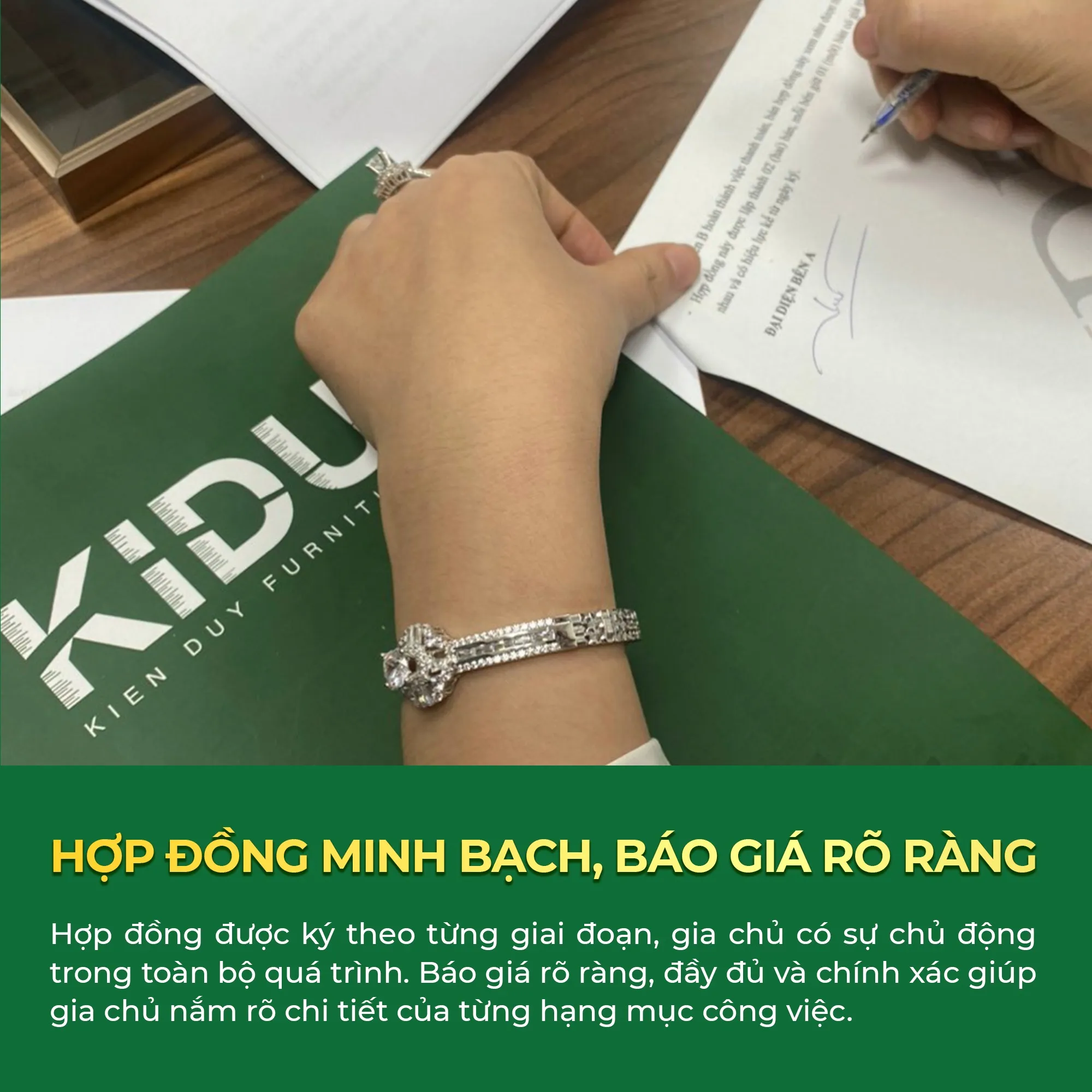 Văn phòng làm việc hiện đại tối ưu công năng tại Quy Nhơn do KIDU thực hiện