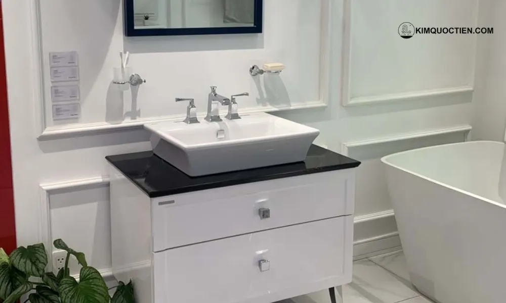 Lavabo American Standard đặt bàn, tạo điểm nhấn nghệ thuật và sang trọng cho không gian