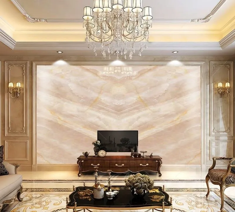 Gạch vân marble kem sang trọng