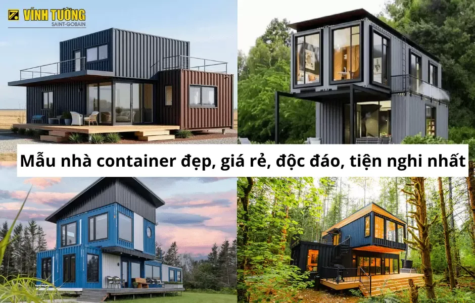 Mẫu nhà container đẹp