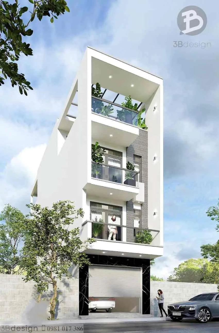 Nhà hiện đại phổ biến