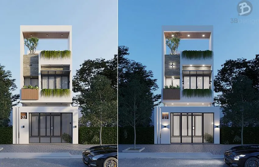 Nhà ống mặt tiền 6m