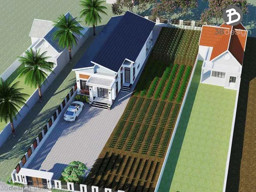 Nhà ống ngoại ô gần gũi thiên nhiên
