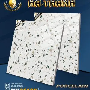 Dòng gạch 60x60 xương bán sứ với vân mây nhẹ nhàng tạo cảm giác thư giãn