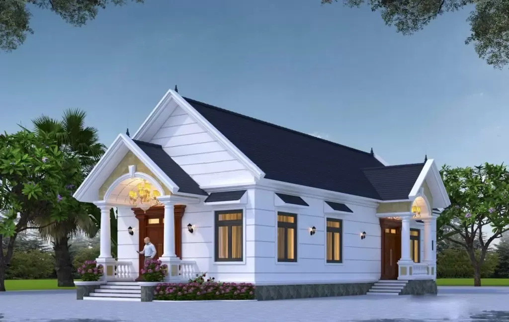 Xu hướng thiết kế nhà cấp 4 phong cách tân cổ điển 2026