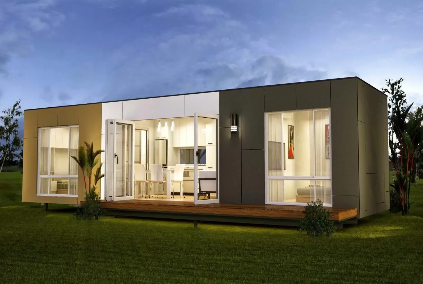 Mẫu nhà container 40 feet