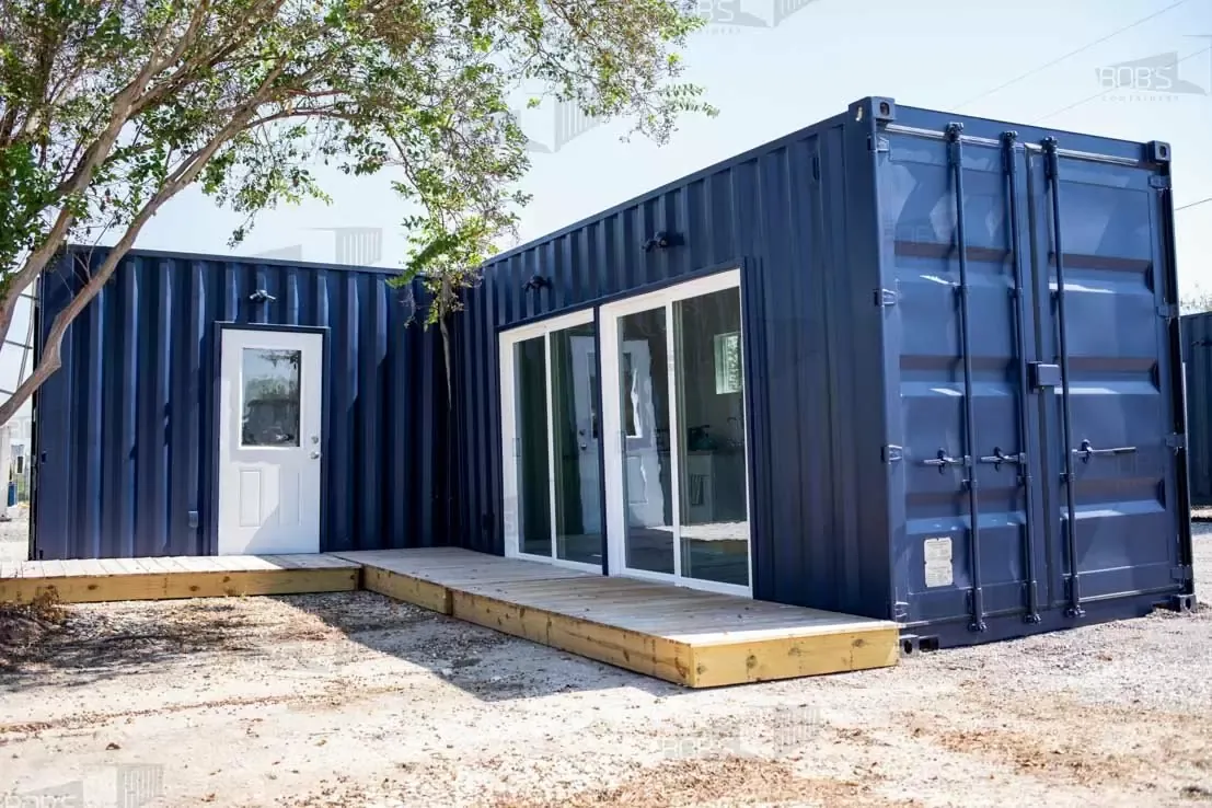 Mẫu nhà container chữ L