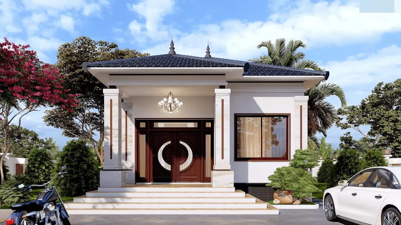 Nhà mái Thái phong cách Tropical Modern