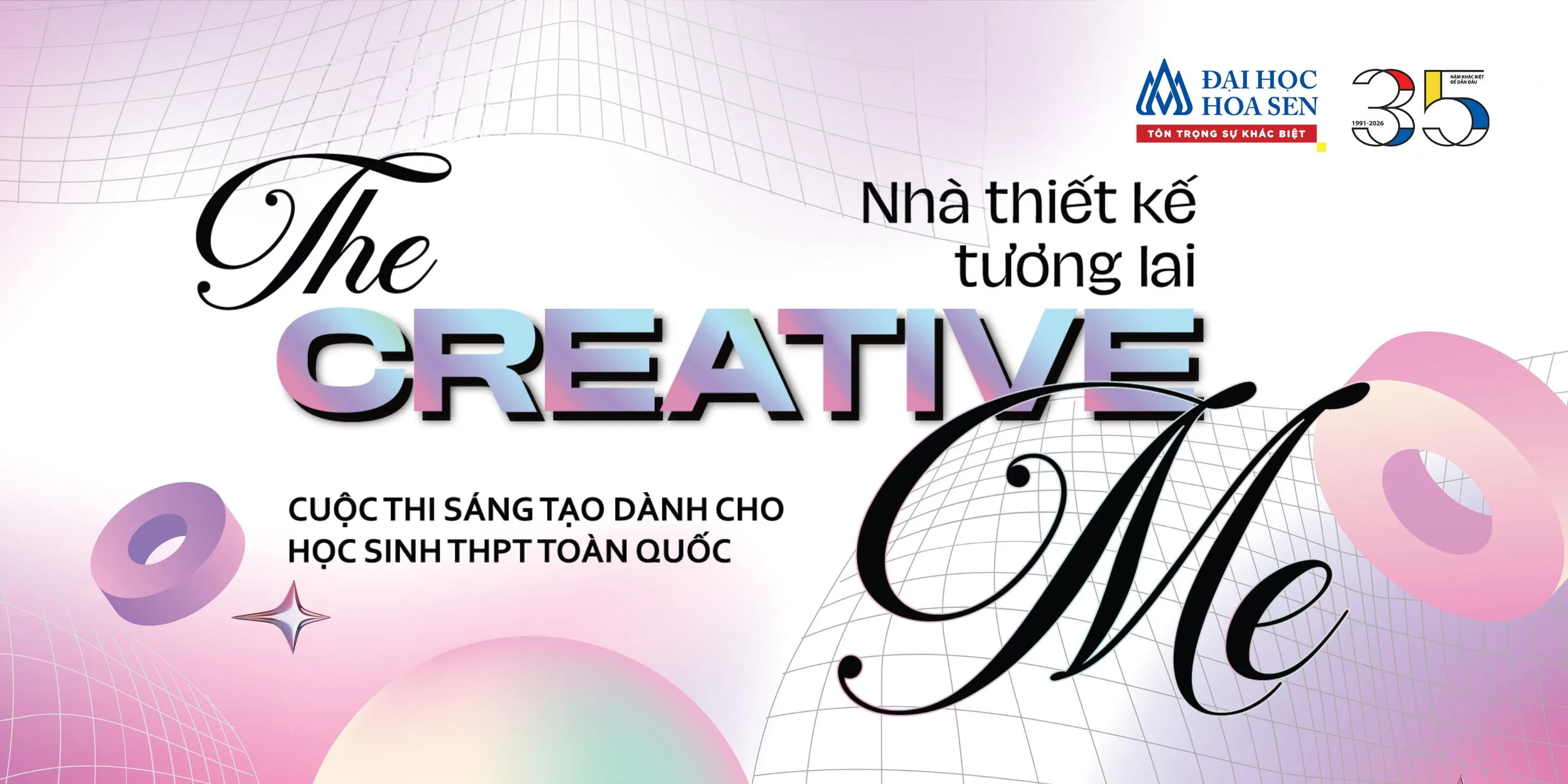 Cuộc thi Nhà Thiết Kế Tương Lai 2026 — chủ đề "The Creative Me — Sáng tạo hôm nay, định hình ngày mai"