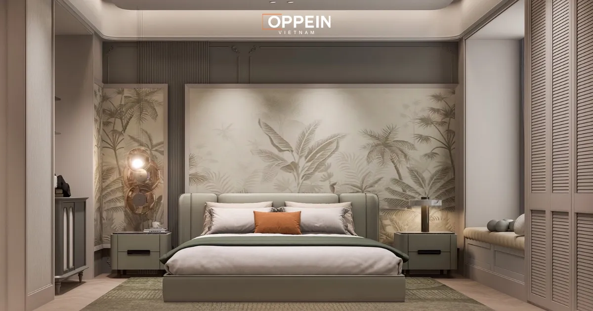 Phong cách tối giản Vintage tạo điểm nhấn cá tính cho phòng ngủ