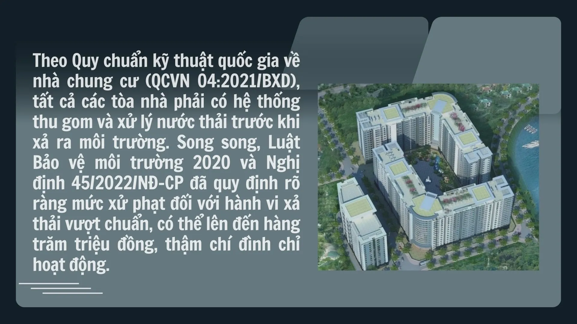 Hệ thống xử lý nước thải tại chung cư