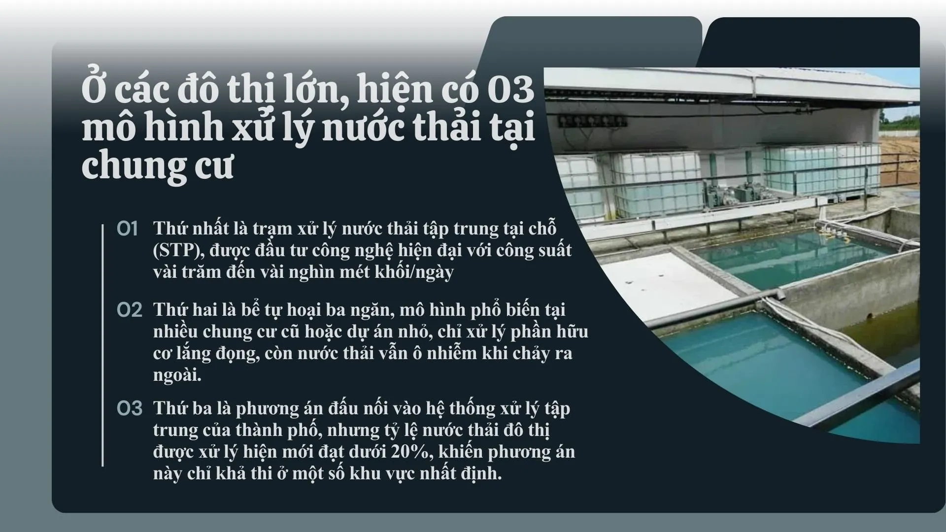 Hệ thống xử lý nước thải chung cư gặp sự cố