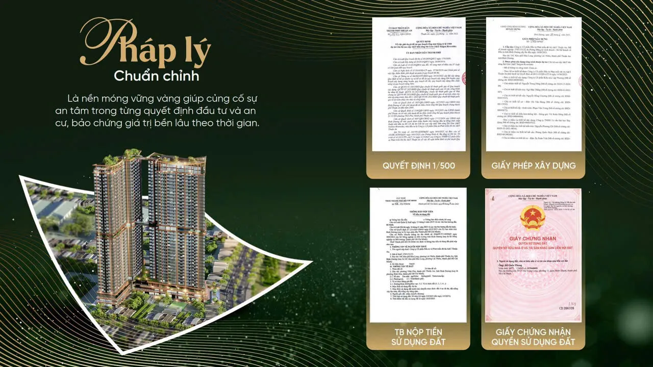 Pháp lý dự án A&T Saigon Riverside