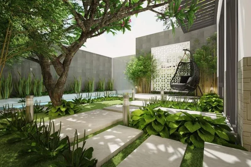 Mẫu sân vườn nhà phố 9