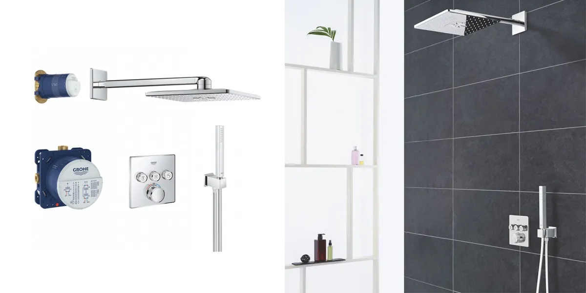Bộ sen cây Grohe Euphoria 260 với công nghệ DreamSpray phân phối nước đồng đều
